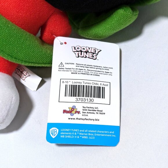 New Looney Tunes Marvin the Martian Chibi Cute Plush Stuffed Animal Toy Gift 7” - Picture 5 of 5